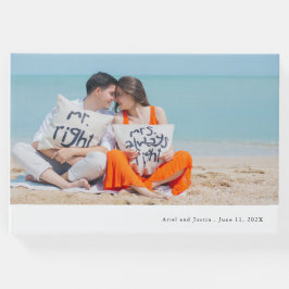 Livro De Visitas Casamento de Tema de Foto Simples