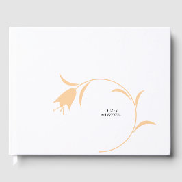 LIVRO DE VISITAS CASAMENTO DE TULIP MOD PEACH