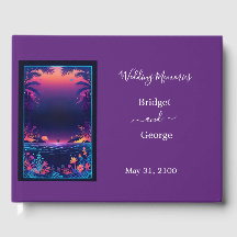 casamento de vibe costeira roxa