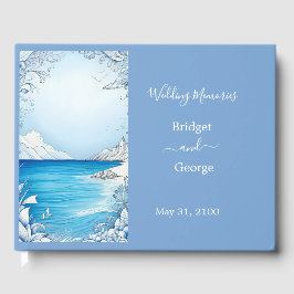 Livro De Visitas casamento de vibe na costa azul