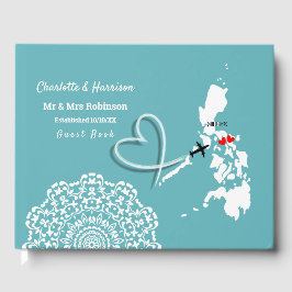 Livro De Visitas Casamento Destino das Filipinas