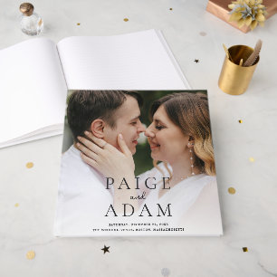 Livro De Visitas Casamento Editorial de Foto Moderna
