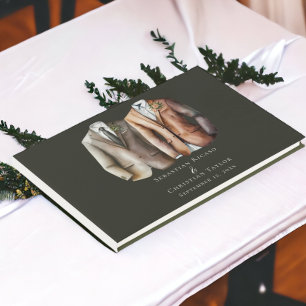 Livro De Visitas Casamento Elegante de Gay Dois Nascentes em Traços