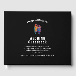 Livro De Visitas Casamento Elegante 🌈 LGBTQ da Unidade Eterna