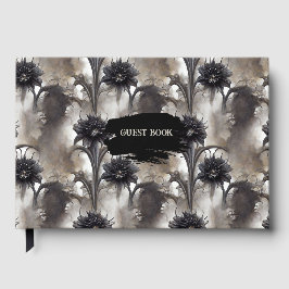 Livro De Visitas Casamento Estilo Gótico Escuro