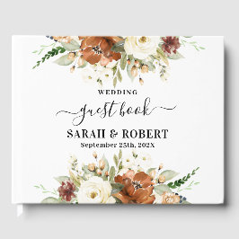 Livro De Visitas Casamento Fall Floral