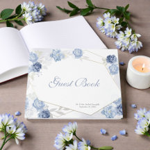 Casamento Floral Azul Claro Aquarela
