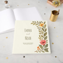 Casamento Floral Botânico de Outono Vibrante