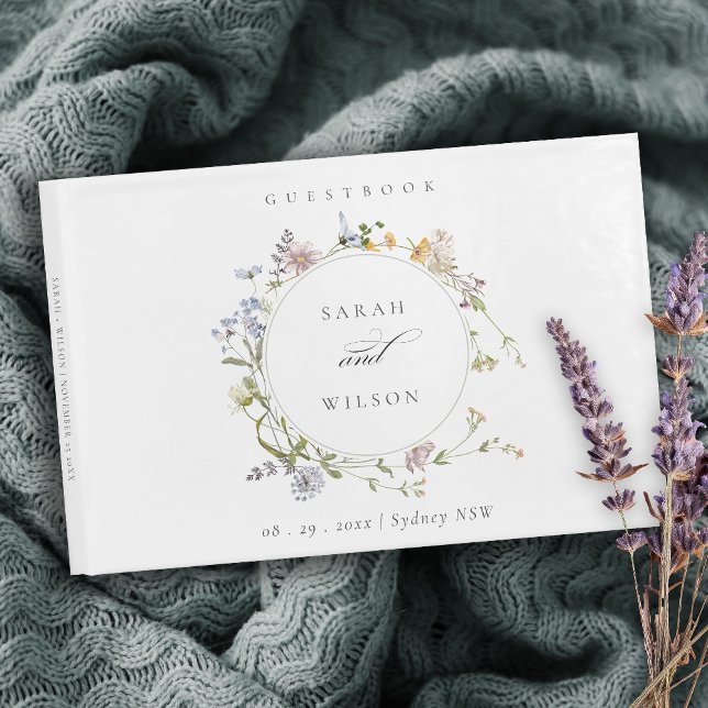 Livro De Visitas Casamento Floral da Terra Floral do Prado Amarelo- (Criador carregado)