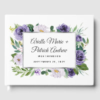Casamento Floral de Cinzas de Prata Roxa