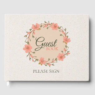 Livro De Visitas Casamento floral do jardim