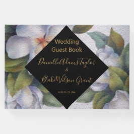 Livro De Visitas Casamento Floral Elegante De Aquarela, Recepção