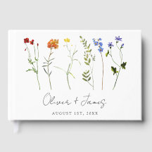 Casamento Floral Mínimo de Orgulho gay LGBTQ de Fl