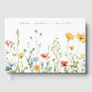 Livro De Visitas Casamento Floral Whimsical Summer