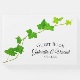 Livro De Visitas Casamento Foliar de Vinhas de Vieira Verde