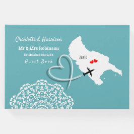 Livro De Visitas Casamento Grego Zante de Destino