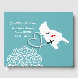 Livro De Visitas Casamento Grego Zante de Destino