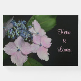 Livro De Visitas Casamento Lacecap Hydrangea bonito