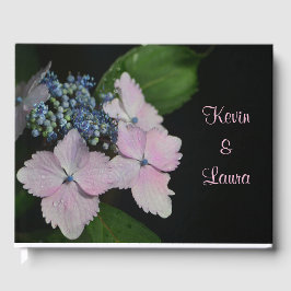 Livro De Visitas Casamento Lacecap Hydrangea bonito