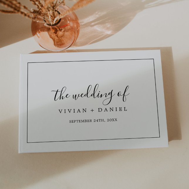Livro De Visitas Casamento Minimalista (Criador carregado)