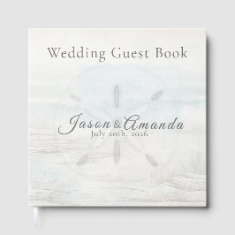 Livro De Visitas Casamento Minimalista à Beira-Mar