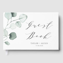 Casamento Minimalista De Eucalyptus De Aquarela