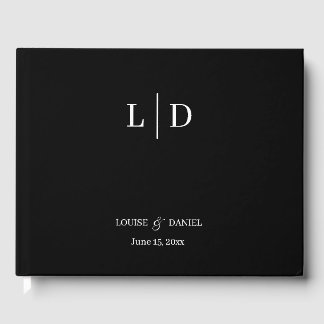 Livro De Visitas Casamento mínimo e personalizado simples