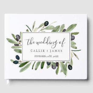 Livro De Visitas Casamento Moderno do Branch