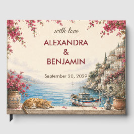 Livro De Visitas Casamento na Costa Amalfitana | Mediterrâneo Român