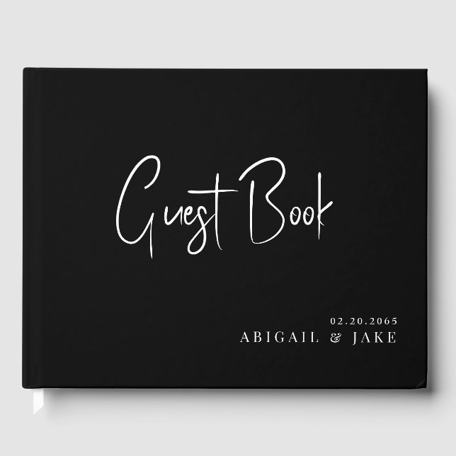 Livro De Visitas Casamento Negro (Frente)