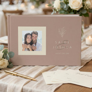 Livro De Visitas Casamento no Jardim Lavado pelo Sol ID1283