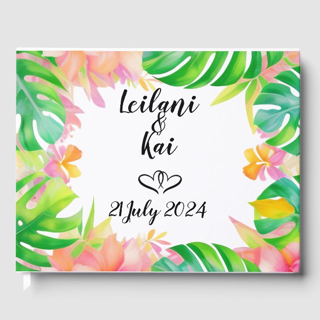 Livro De Visitas Casamento no Paraíso (Frente)