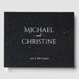 Livro De Visitas Casamento noturno sob as estrelas