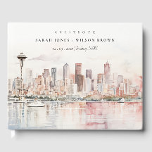 Casamento Paisagem Aquarela em Seattle, Washington