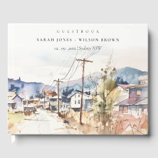 Livro De Visitas Casamento Paisagem em Asheville, Carolina do Norte