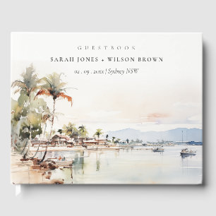 Livro De Visitas Casamento paisagístico de Montego Bay Jamaica
