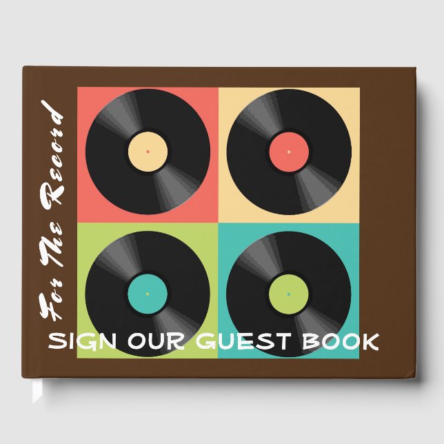 Livro De Visitas Casamento para gravação (Frente)