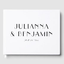 Casamento Personalizado Branco Elegante Minimalist
