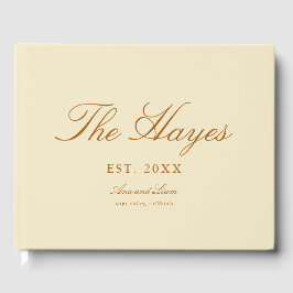 Livro De Visitas Casamento Personalizado da Caligrafia Moderna