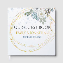 Casamento Personalizado Floral Azul Gélido de Inve