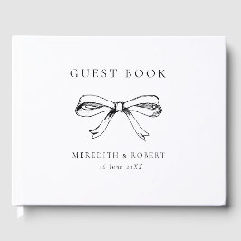 Livro De Visitas Casamento Preto e Branco do Arco Vintage