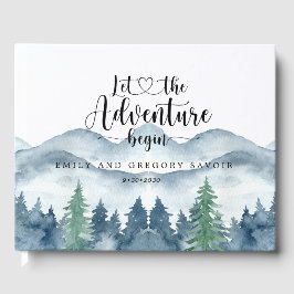 Livro De Visitas Casamento russo da floresta