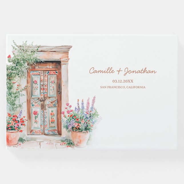 Livro De Visitas Casamento Russo de Destino (Frente)