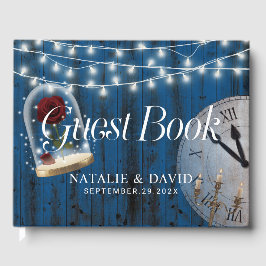 Livro De Visitas Casamento Rustic Fairytale Princesa Marinho Barn