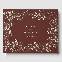 Casamento Vermelho de Bebê Rústico