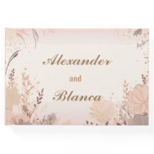 Casamento vintage Floral Rosa Plush