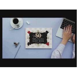 Livro De Visitas Casino Poker 3D 50 e Festa de aniversário fabulosa