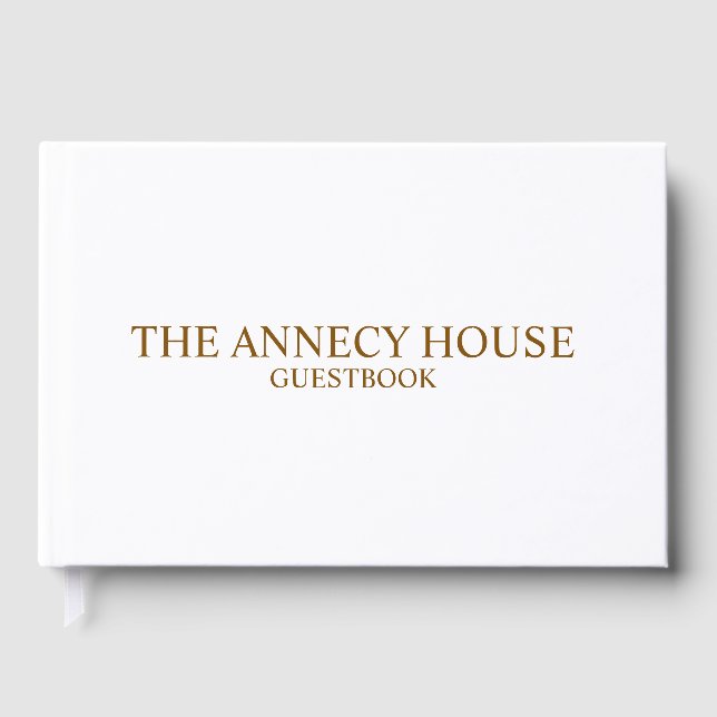 Livro De Visitas Catálogo de Convidados de Feriados Personalizados  (Frente)