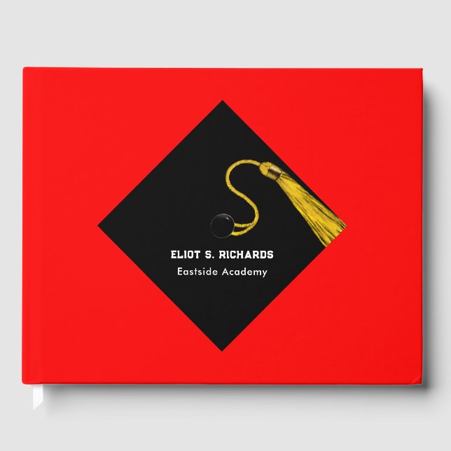 Livro De Visitas Catálogo de Convidados de festa de formatura (Frente)