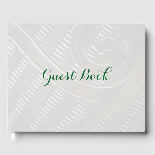 Livro De Visitas Catálogo de Convidados de Koru | Casamentos Luxuos (Frente)